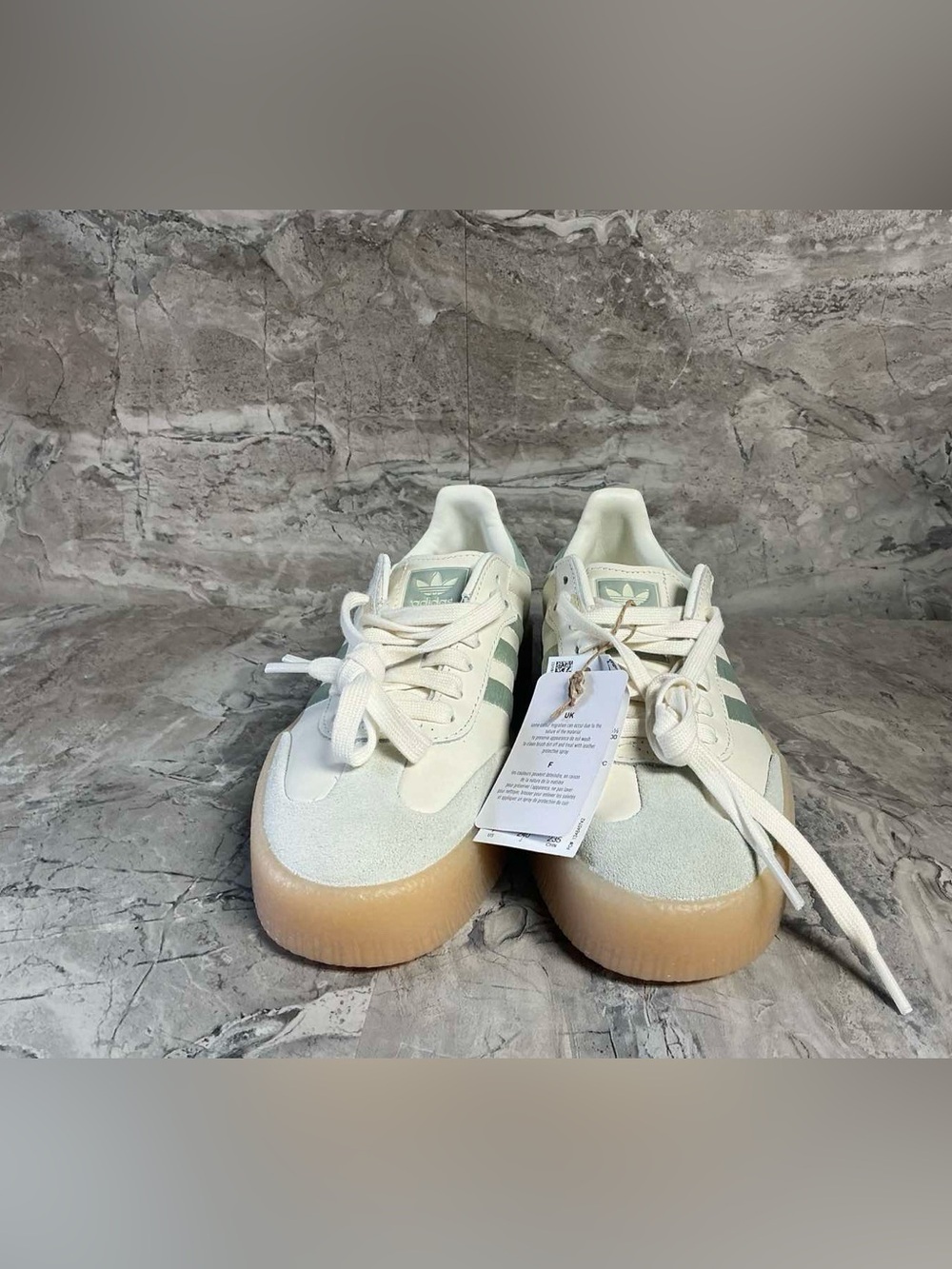 Adidas Sambae Linen Green (Women's) - Picture 2 of 4